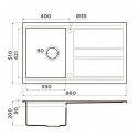 Кухонная мойка OMOIKIRI Kitagawa 86-WG (4993250)