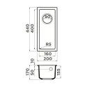 Кухонная мойка OMOIKIRI Bosen 20-U-ES (4997203)