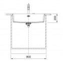 Кухонная мойка FRANKE MRG 210-110-72 оникс (135.0665.726)