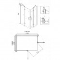 Душевое ограждение NIAGARA NG-6618-08
