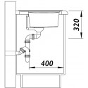 Кухонная мойка BLANCO ZENAR 45S белый (523713)
