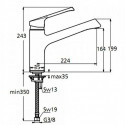 Смеситель IDEAL STANDARD Retta B8981AA