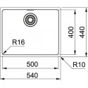 Кухонная мойка FRANKE MRX 110-50 (122.0525.271)