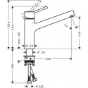 Смеситель HANSGROHE Talis S 32851000 хром