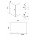 Душевое ограждение NIAGARA NG-62-13A-A100