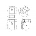 Кухонная мойка ALVEUS Formic 20 GRANITAL + TWILIGHT-G05M