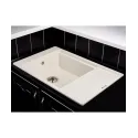 Кухонная мойка KUPPERSBERG MILA 1B1D WHITE ALABASTER