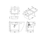 Кухонная мойка ALVEUS GRANITAL ATROX 30 CONCRETE - G81