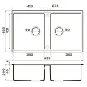 Кухонная мойка OMOIKIRI Kitagawa 83-2-U-MO (4997201)