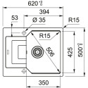 Кухонная мойка FRANKE UBG 611-62 серый (114.0612.269)