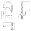 Смеситель LEMARK LM3074C-Gray