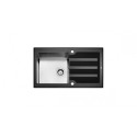 Мойка кухонная TEKA LUX 1B 1D 86 black (art.12129008)