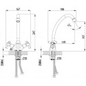 Смеситель LEMARK Contour LM7404C