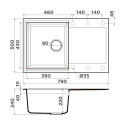 Кухонная мойка OMOIKIRI Sakaime 79-GR (4993553)