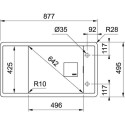 Кухонная мойка FRANKE FSG 611 оникс
