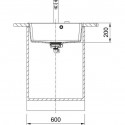 Мойка FRANKE CNG 610/210-54 миндаль