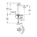 Смеситель GROHE Eurocube 23406000