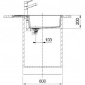 Кухонная мойка FRANKE S2D 611-78 XL /435 цвет оникс