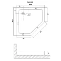 Душевой поддон NIAGARA NG-P9090-14D