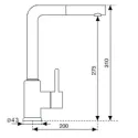 Смеситель KUPPERSBERG geo kg2385cr ecru