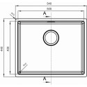 Кухонная мойка FLORENTINA Оптима-HM 500.400.10.10 сатинированная OHM.500.400.B.10.S.10