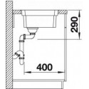 Кухонная мойка BLANCO ETAGON 500 - IF 521840 нерж.сталь