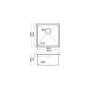 Кухонная мойка OMOIKIRI Taki 44-U/IF-GB (4997017)