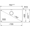 Кухонная мойка FRANKE MRG 210-110-72 матовый черный (135.0665.725)