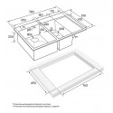 Кухонная мойка PAULMARK Union PM537851-GML