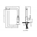 Смеситель TIMO Hette 1026/03F Black