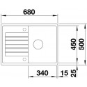 Мойка BLANCO Zia 45S Compact черный (526009)