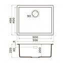 Кухонная мойка OMOIKIRI Yamakawa 55T-U/I-CH (4993435)