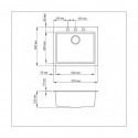 Кухонная мойка OMOIKIRI bosen 57-ev(4993222)