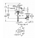 Смеситель GROHE Euroeco 23263000 хром