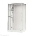 Душевая кабина ACQUAZZONE Viktoria 120SL CHROME с паром