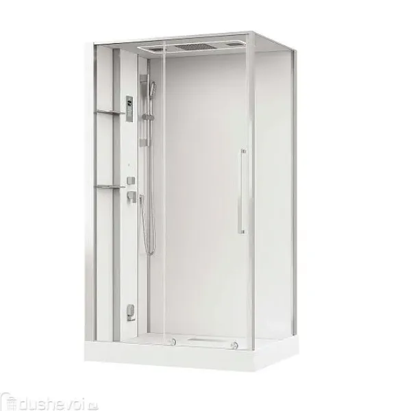 Душевая кабина ACQUAZZONE Viktoria 120SL CHROME с паром