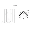 Душевой уголок NIAGARA NG-010-14D