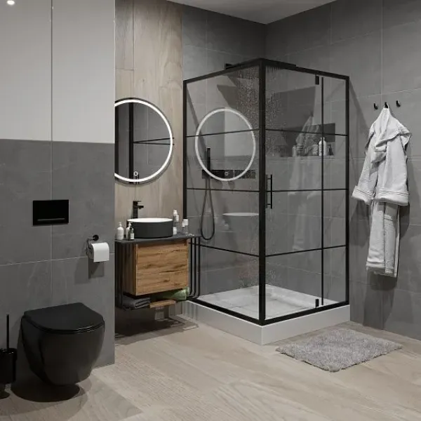 Душевое ограждение NIAGARA NG-0290-08 BLACK