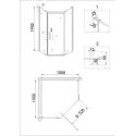 Душевое ограждение NIAGARA NG-6634-08