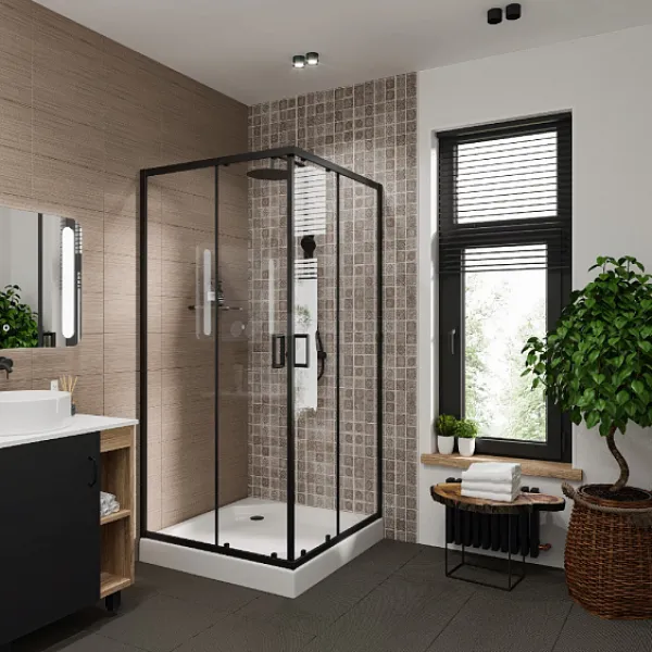 Душевое ограждение NIAGARA NG-6809-08 BLACK