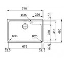 Мойка Franke BCX 610-74 TL (101.0689.946)