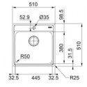 Мойка Franke BCX 610-51 TL (101.0689.942)