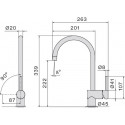 Смеситель Falmec EASY ROUND Chrome (MEAR.00#CHF)