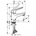 Смеситель для раковины hansgrohe Novus 71020000