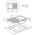 Кухонная мойка Smeg SP791DN