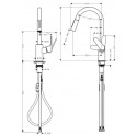 Смеситель для кухни (мойки) hansgrohe Focus M41 31815670