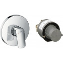 Смеситель Hansgrohe Logis 71666000 С ВНУТРЕННЕЙ ЧАСТЬЮ, для душа