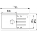Мойка Franke BSG 611-78, белый (114.0391.180)