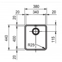 Мойка Franke KBX 110-34 (122.0036.607)