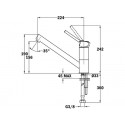 Смеситель Teka AUK 913 хром (509130200)